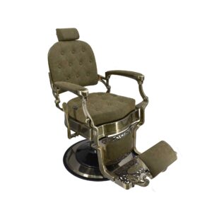 Barber Chair 31852 Olive Green 145 / Bronze 7 - Image 3