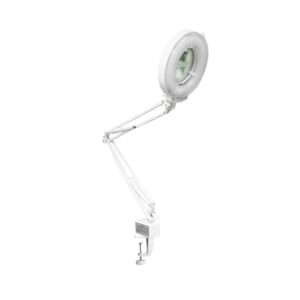 Lamp With Magnifying Lens