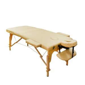 Portable Bed 3 Section 185cm*70cm 4cm Foam PVC - Image 1