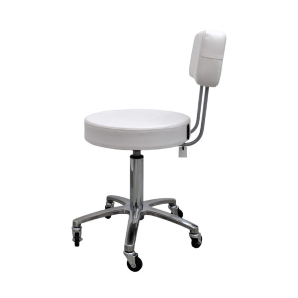 image white stool 7309 3 ws