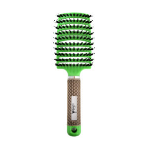 image hairbrush nylon boar bristles green 14 1 ws