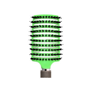 image hairbrush nylon boar bristles green 14 4 ws