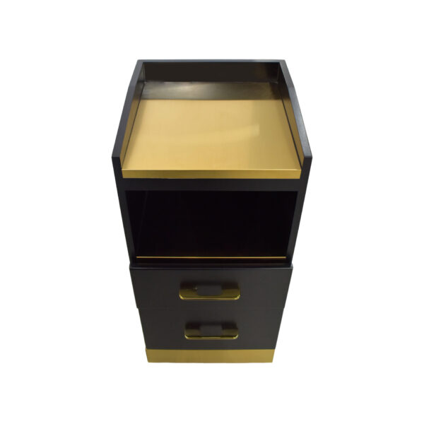 image wooden trolley gold 262s 3 ws