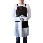 image apron barber black stripes ws 1