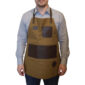 image cutting apron brown leather pocket round 4 ws 1