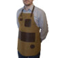 image cutting apron brown leather pocket round 4 ws 2